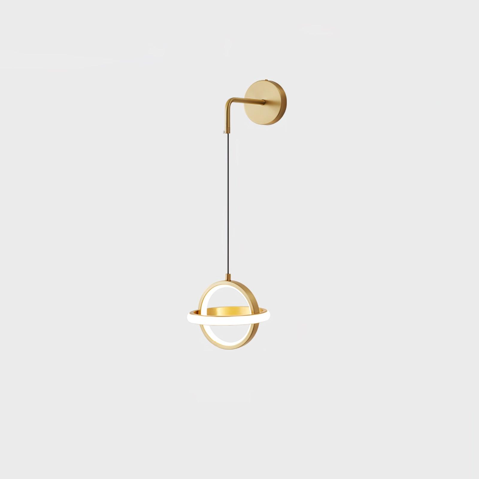 Oval Brass Wall Light - Lumpaz