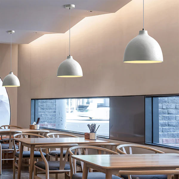 Resin Bowl Pendant Lamp Rustic Pendant Lighting - Lumpaz