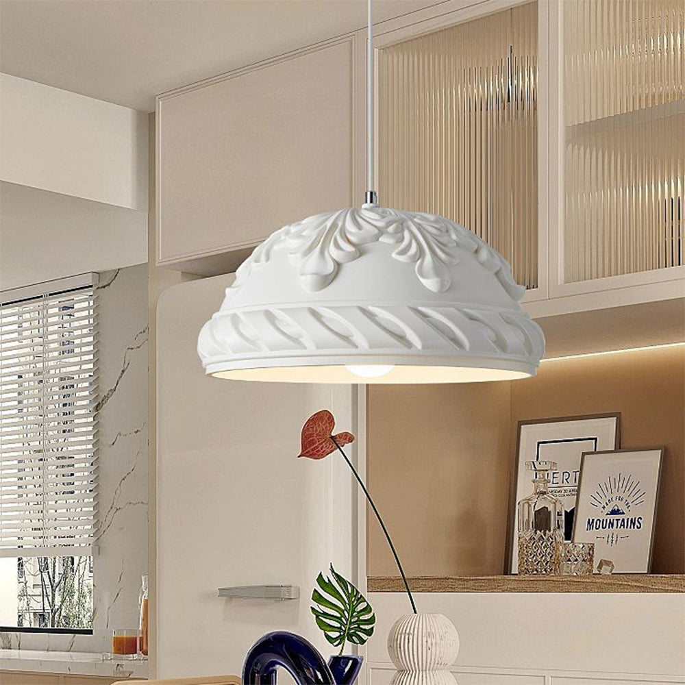 French Style Resin Retro Pendant Light - Lumpaz