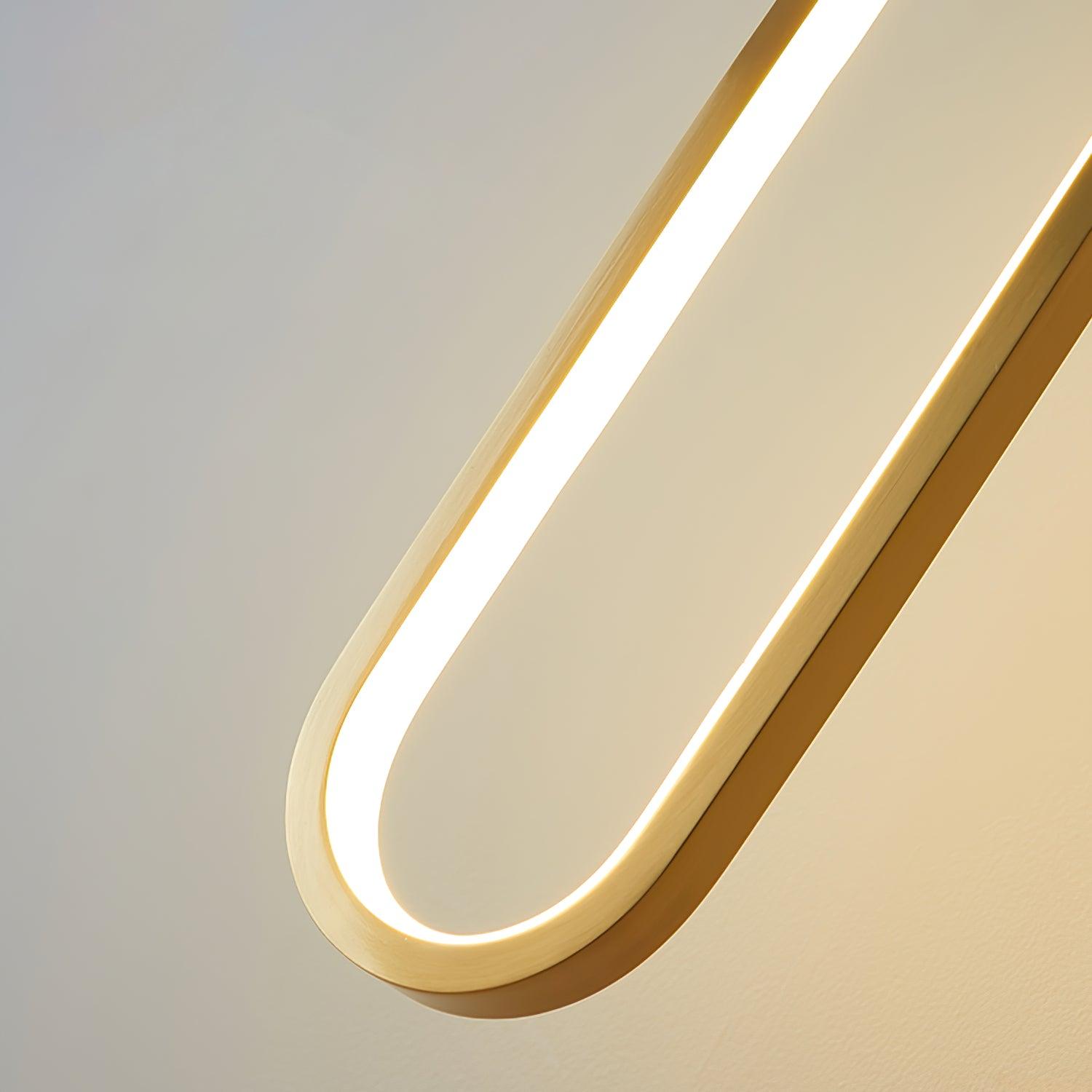 Oval LED Brass Wall Lamp - Lumpaz