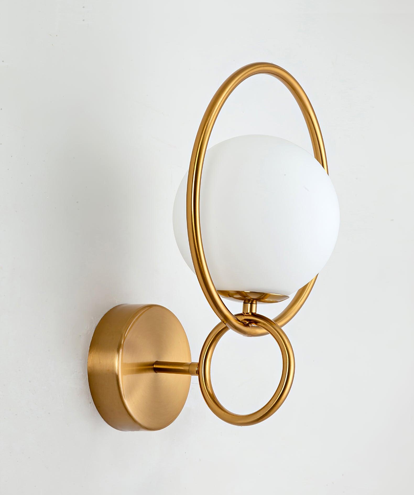 Fort Halo Gold Wall Light - Lumpaz