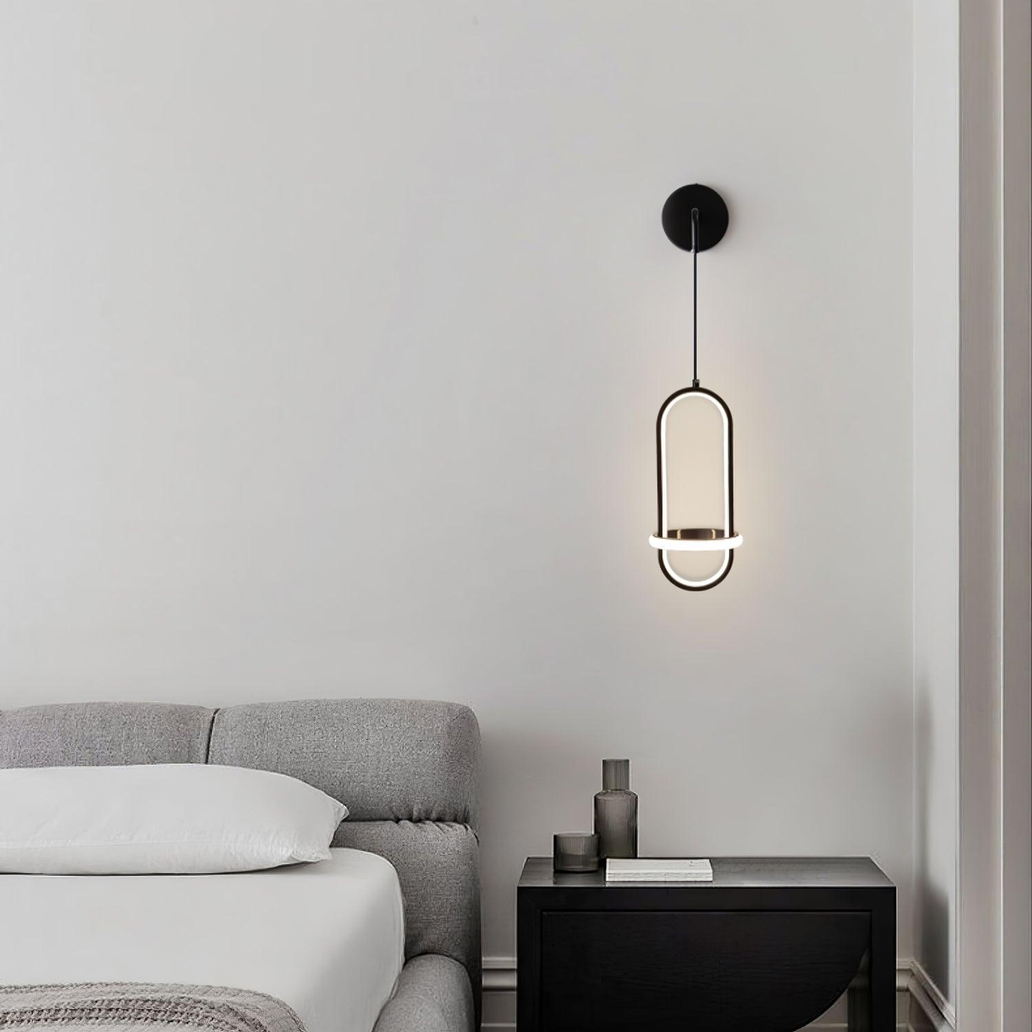 Oval Brass Wall Light - Lumpaz