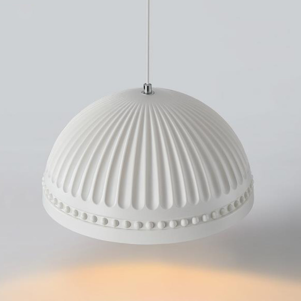 Cream Style Resin Creative Pendant Light - Lumpaz