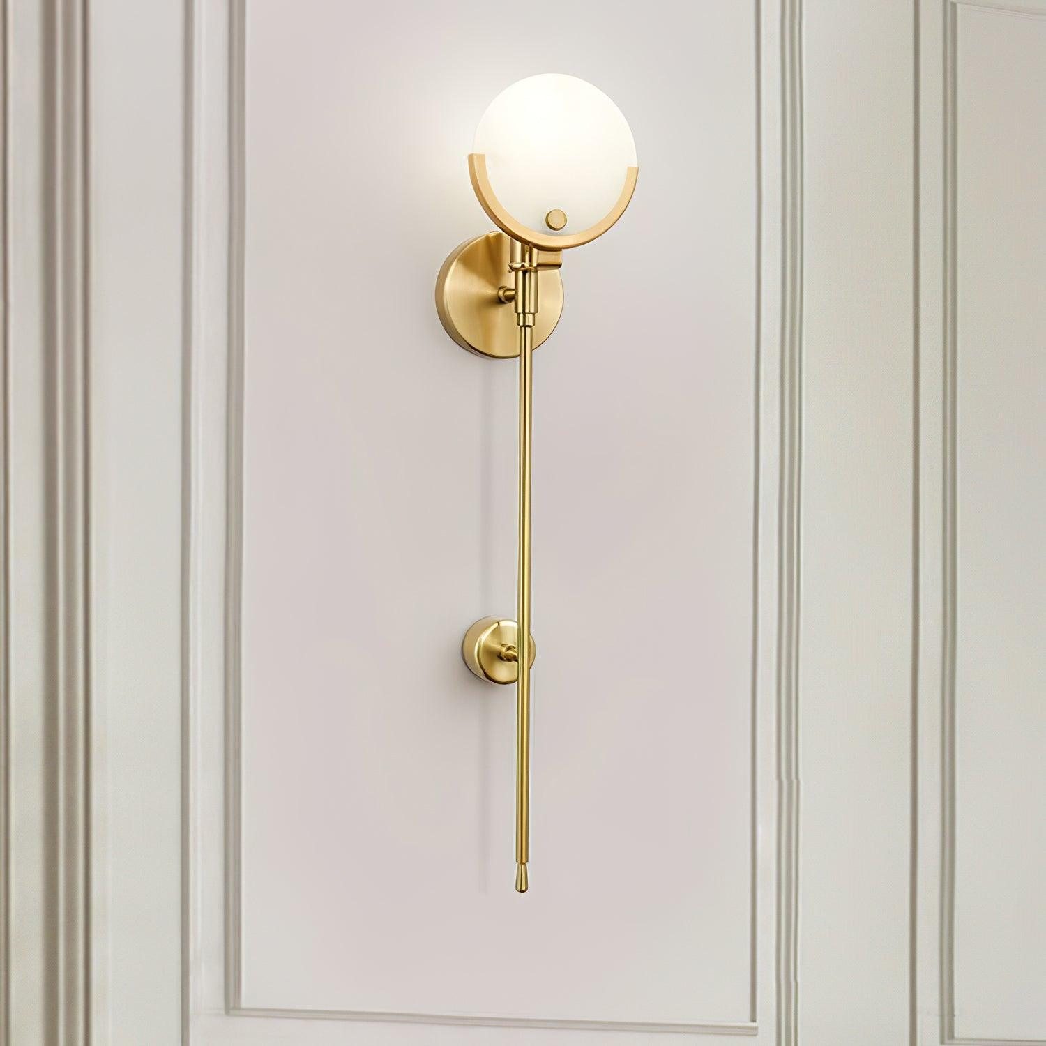 Ava Brass Wall Lamp - Lumpaz