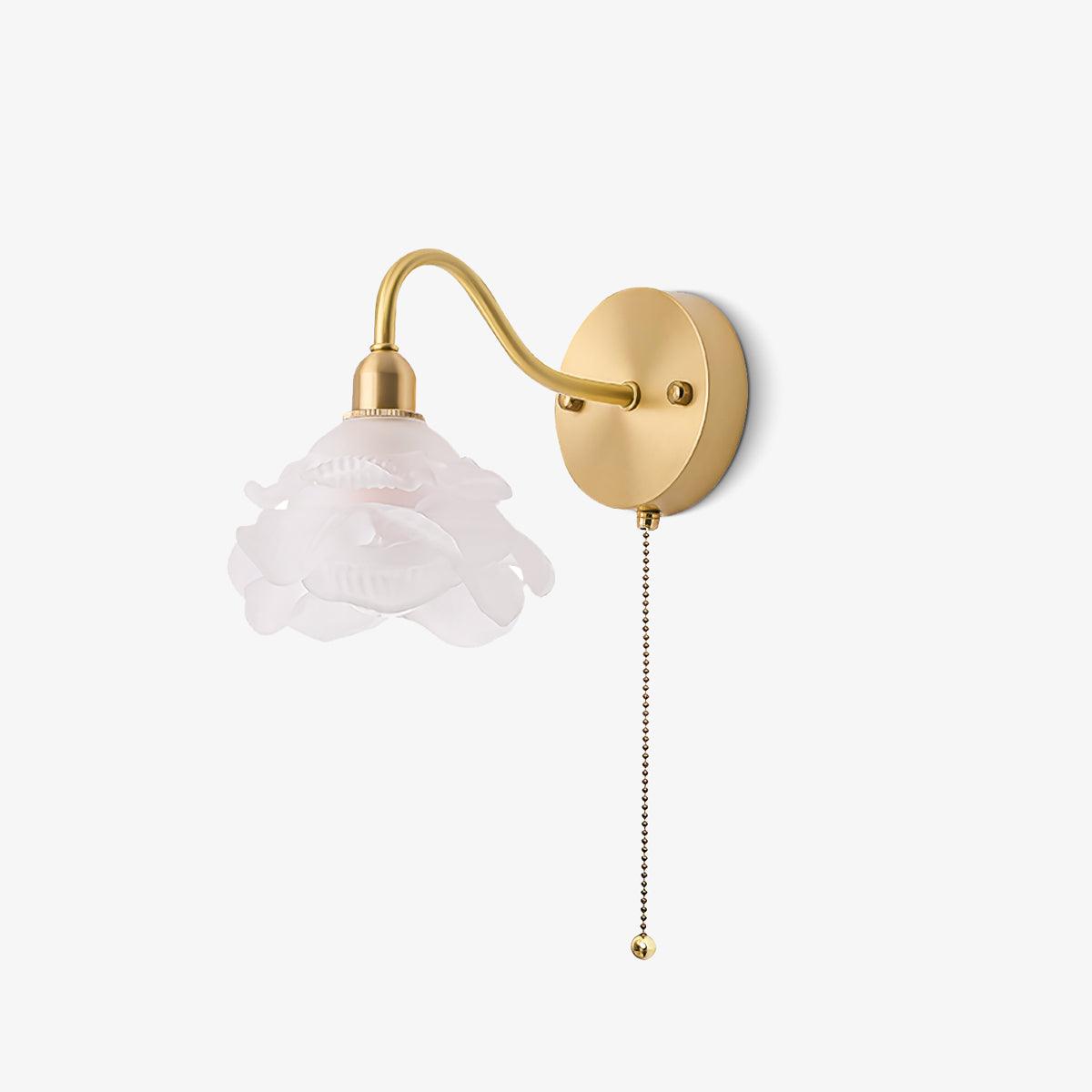 Rose Brass Wall Light - Lumpaz