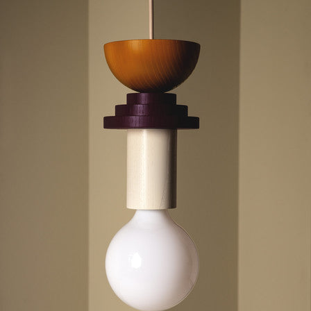 Design Colored Wood Blocks Pendant Light - Lumpaz