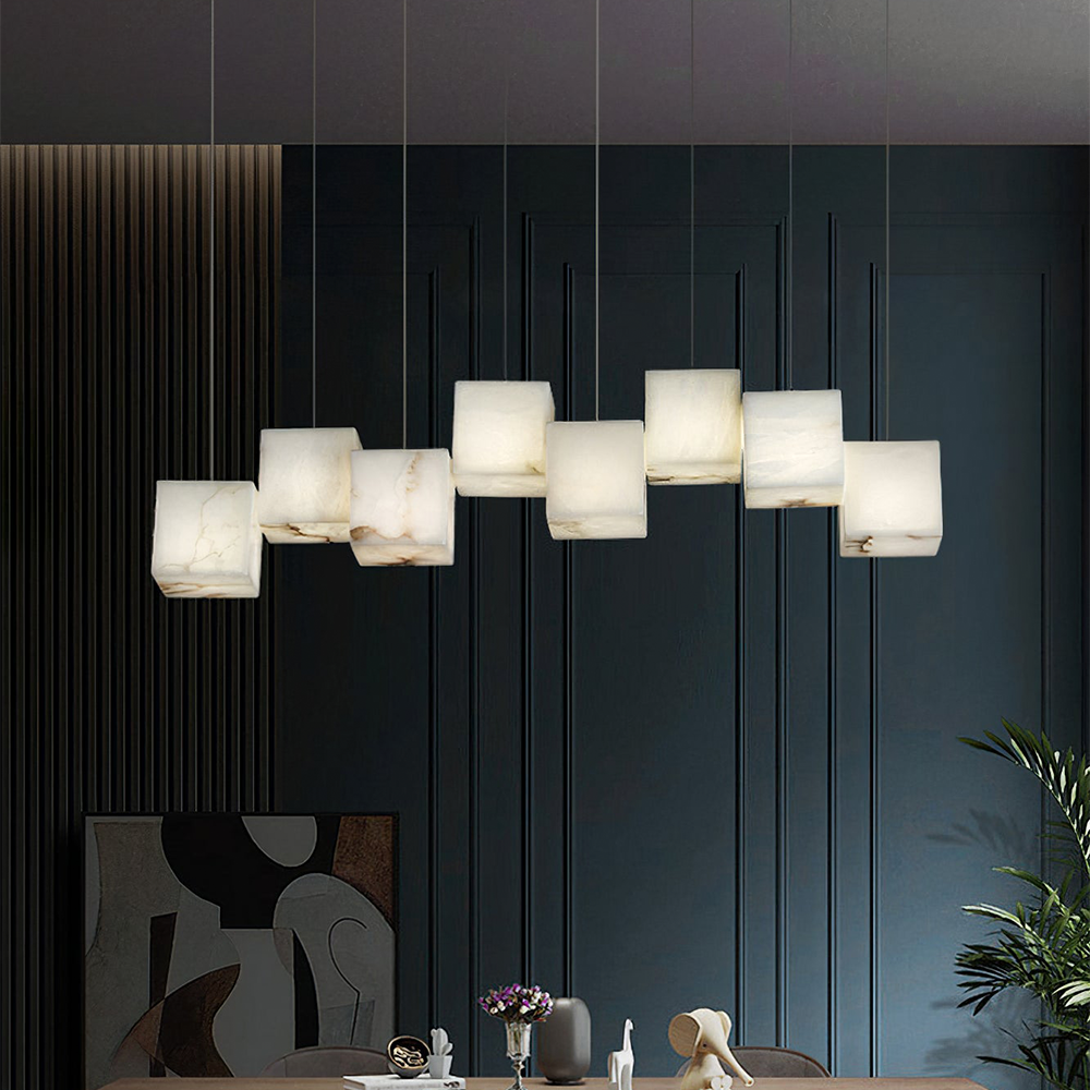 Modern Artistic Geometric Shape Elegant Hanging Light Fixture - Lumpaz