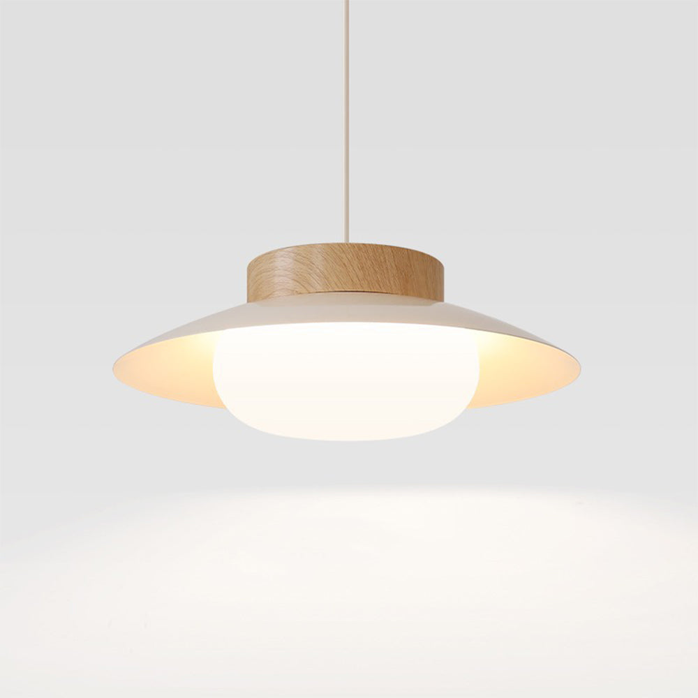 Cream Glutinous Rice Ball Bowl Pendant Light - Lumpaz