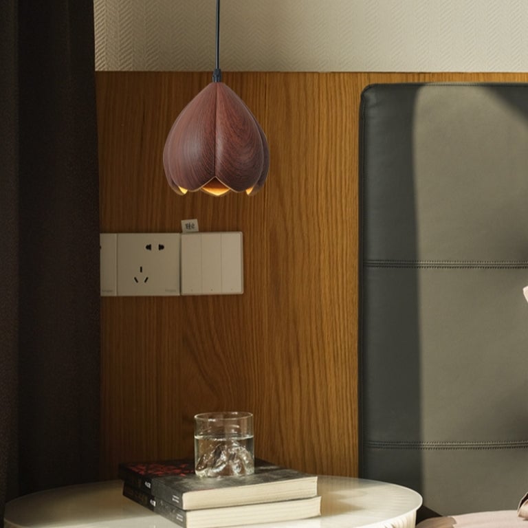 Retro Creative Flower Resin Hanging Light - Lumpaz