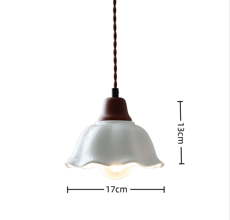 Decor Flower Ceramic  LED Hanging Light - Lumpaz