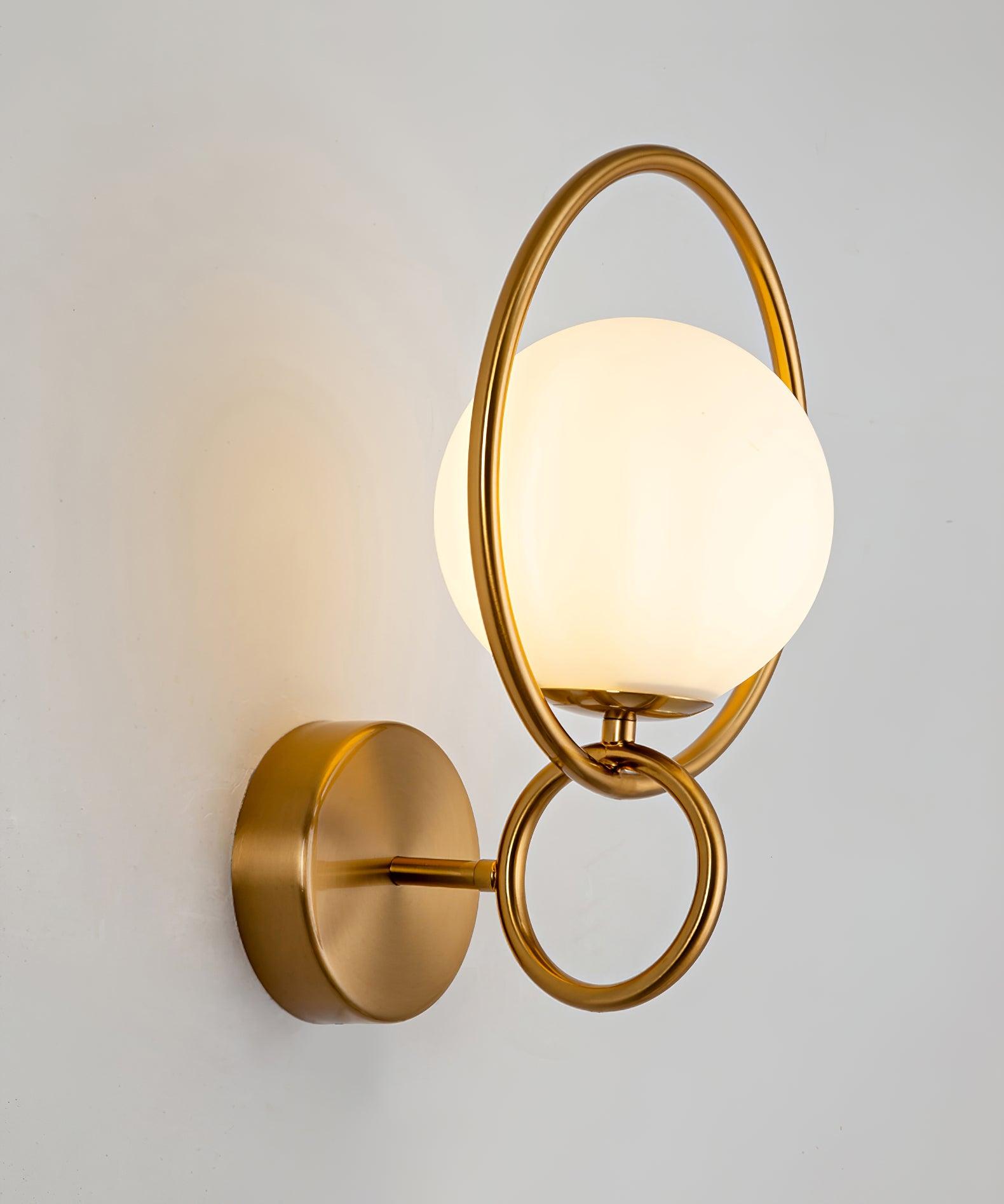 Fort Halo Gold Wall Light - Lumpaz