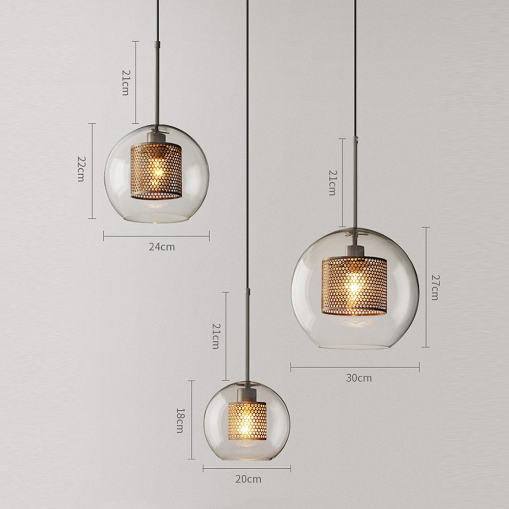 Modern Decor Chiswick Glass Pendant Light - Lumpaz