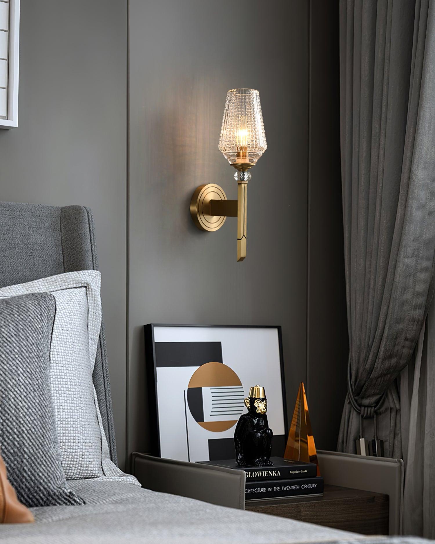 Devora Brass Wall Lamp - Lumpaz