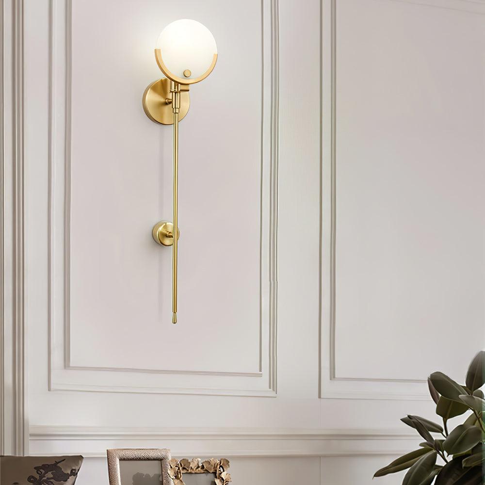 Ava Brass Wall Lamp - Lumpaz