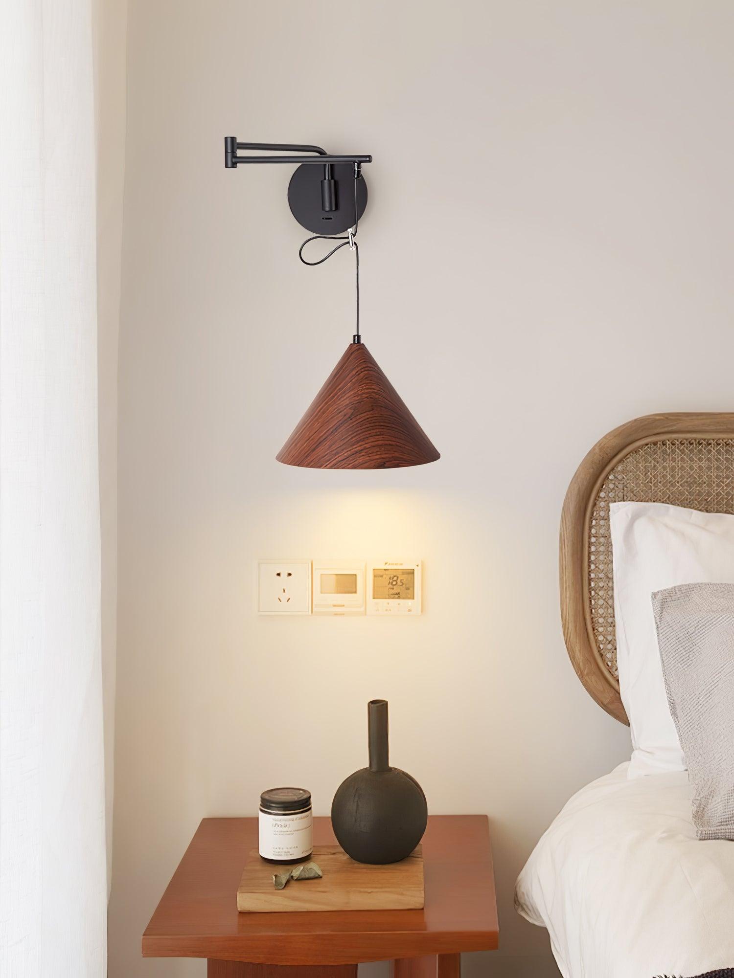 Cone Swing Arm Wall Lamp - Lumpaz