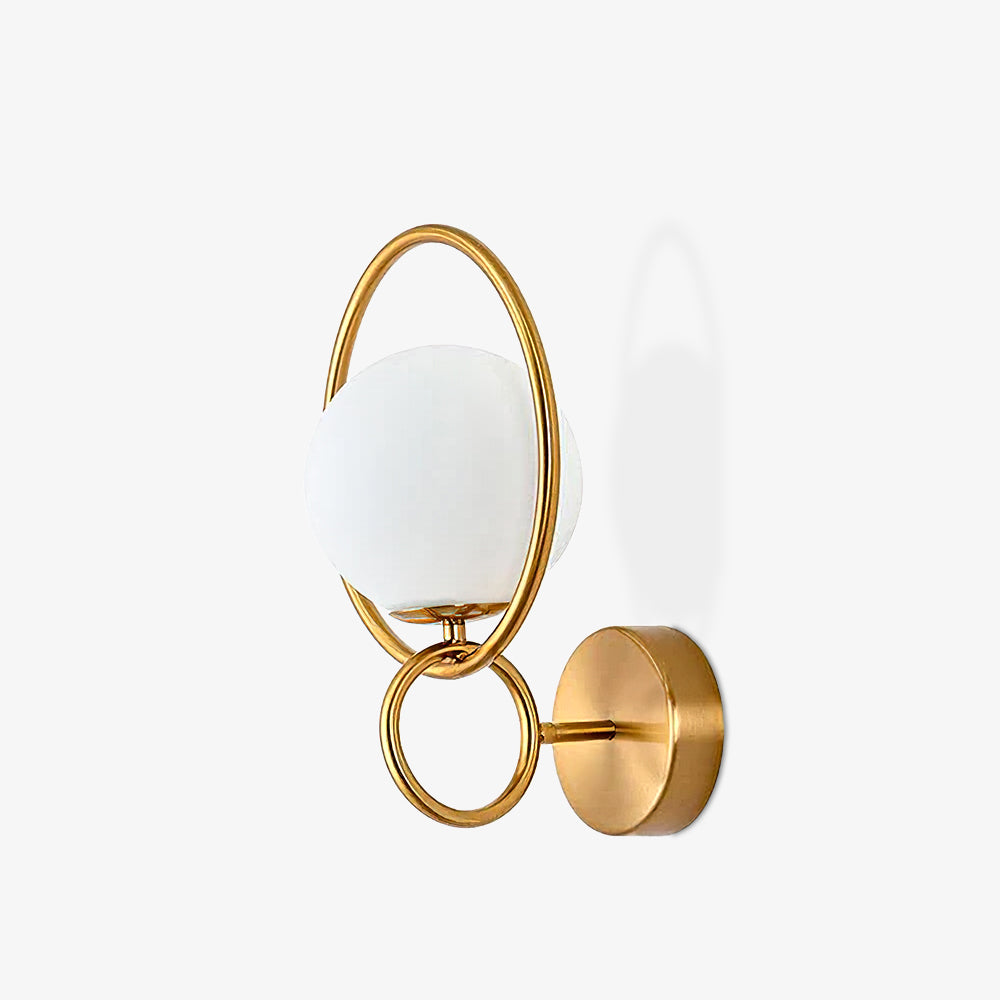 Fort Halo Gold Wall Light - Lumpaz