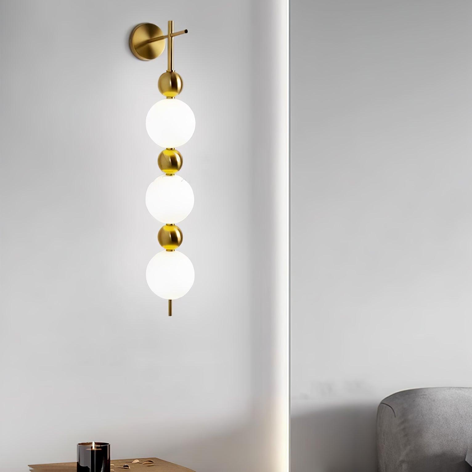 Candied Haws String Brass Wall Lamp - Lumpaz