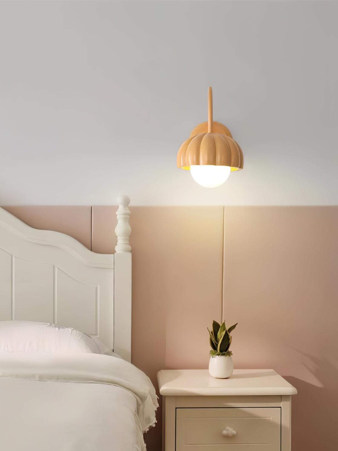 Creamy Pumpkin Wall Light - Lumpaz