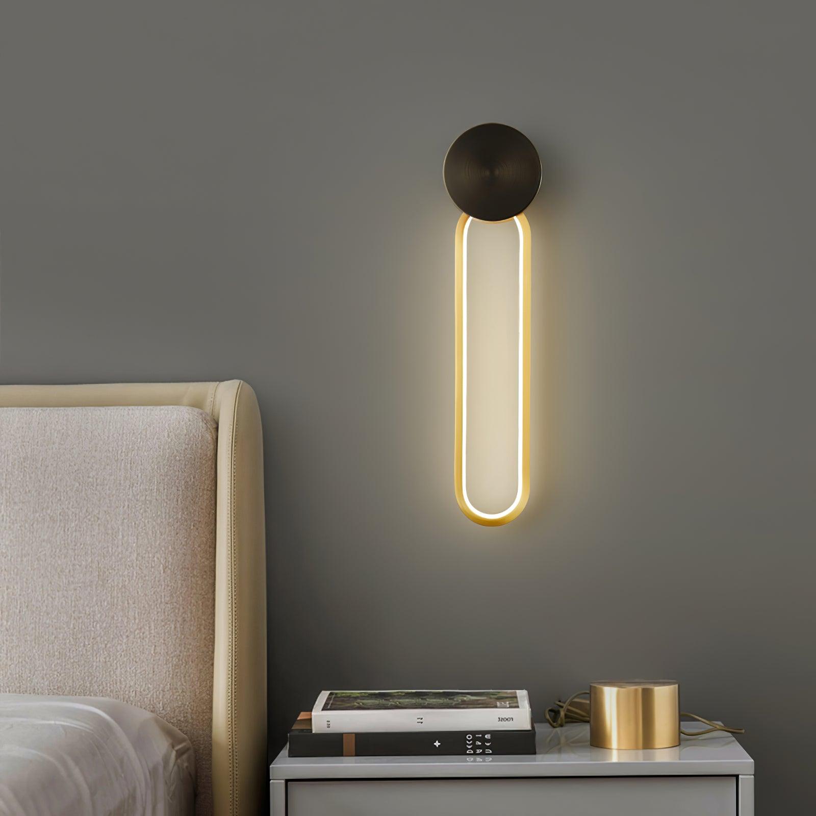 Simple Elliptical Wall Sconce - Lumpaz