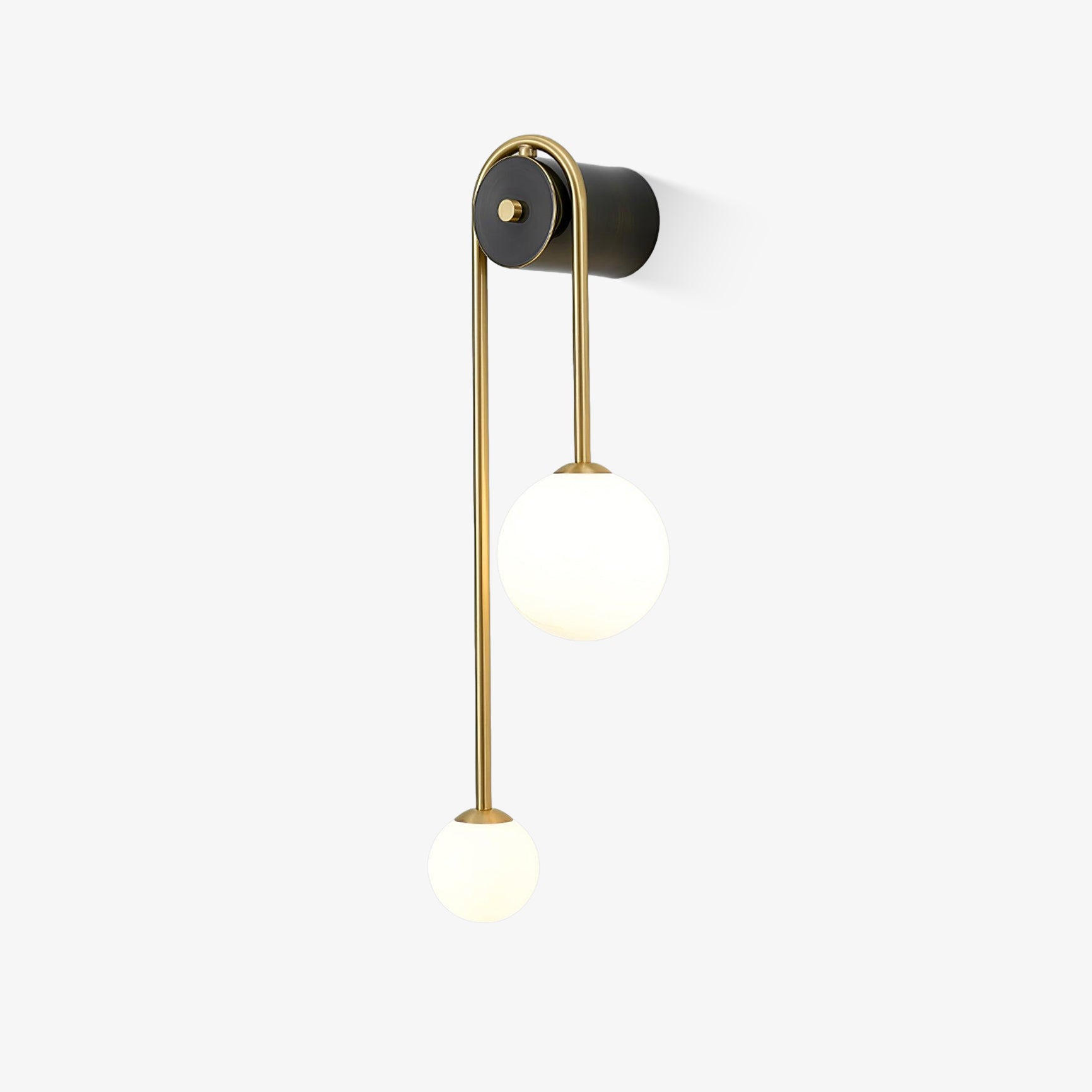 Brass Arc Wall Light - Lumpaz