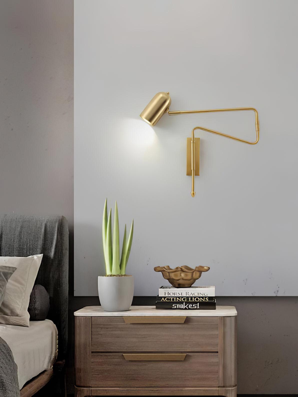 Adjustable Arm Reading Wall Lamp - Lumpaz