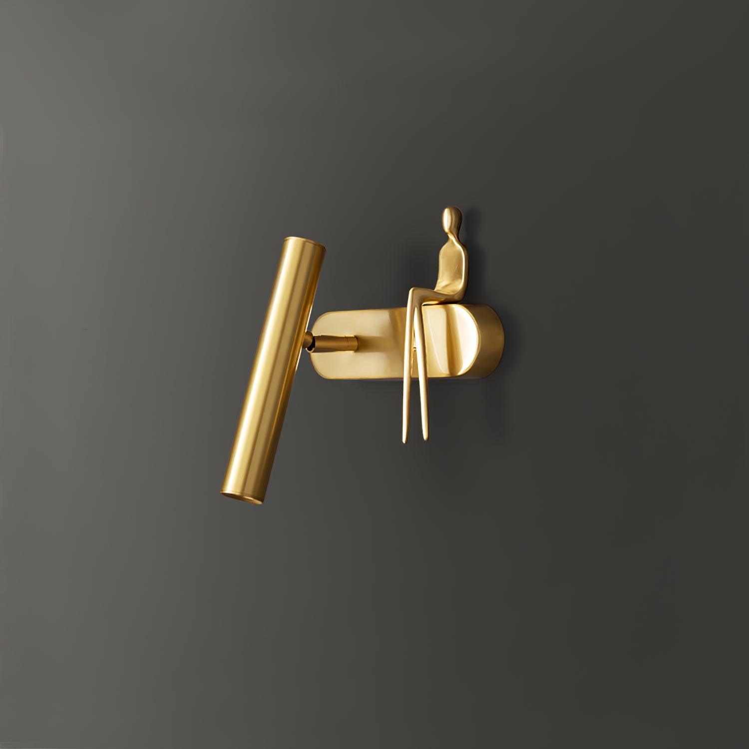 Brass Villain Wall Lamp - Lumpaz