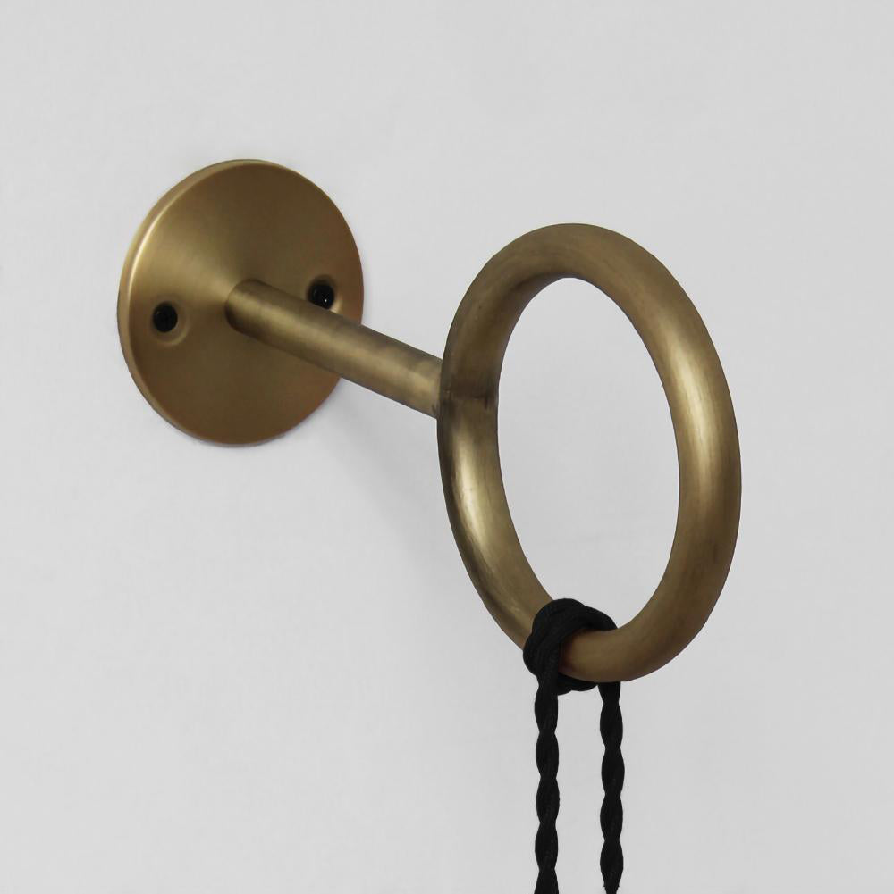 Loop Minimalist Wall Light With Wall Socket - Lumpaz