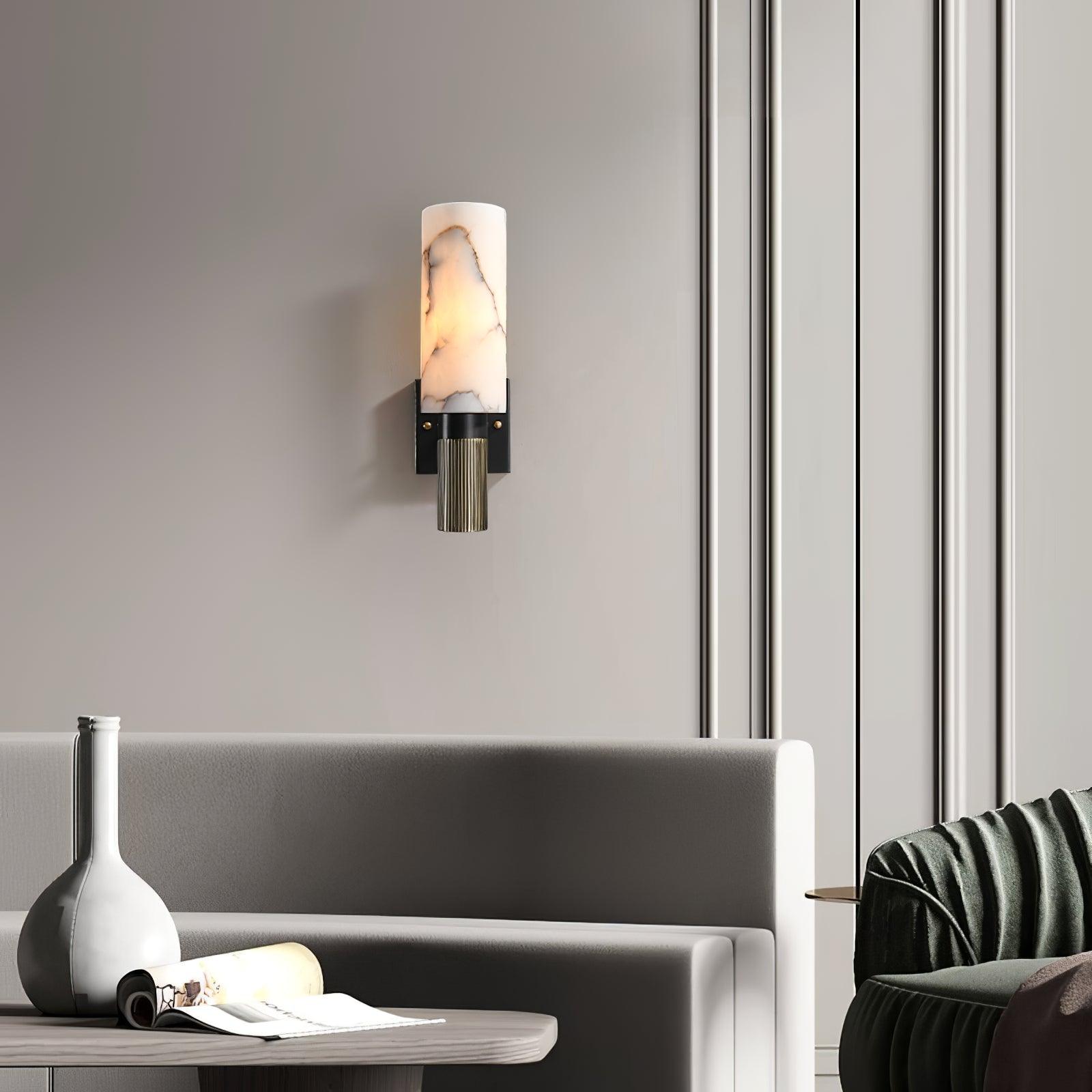 Torch Marble Sconce - Lumpaz