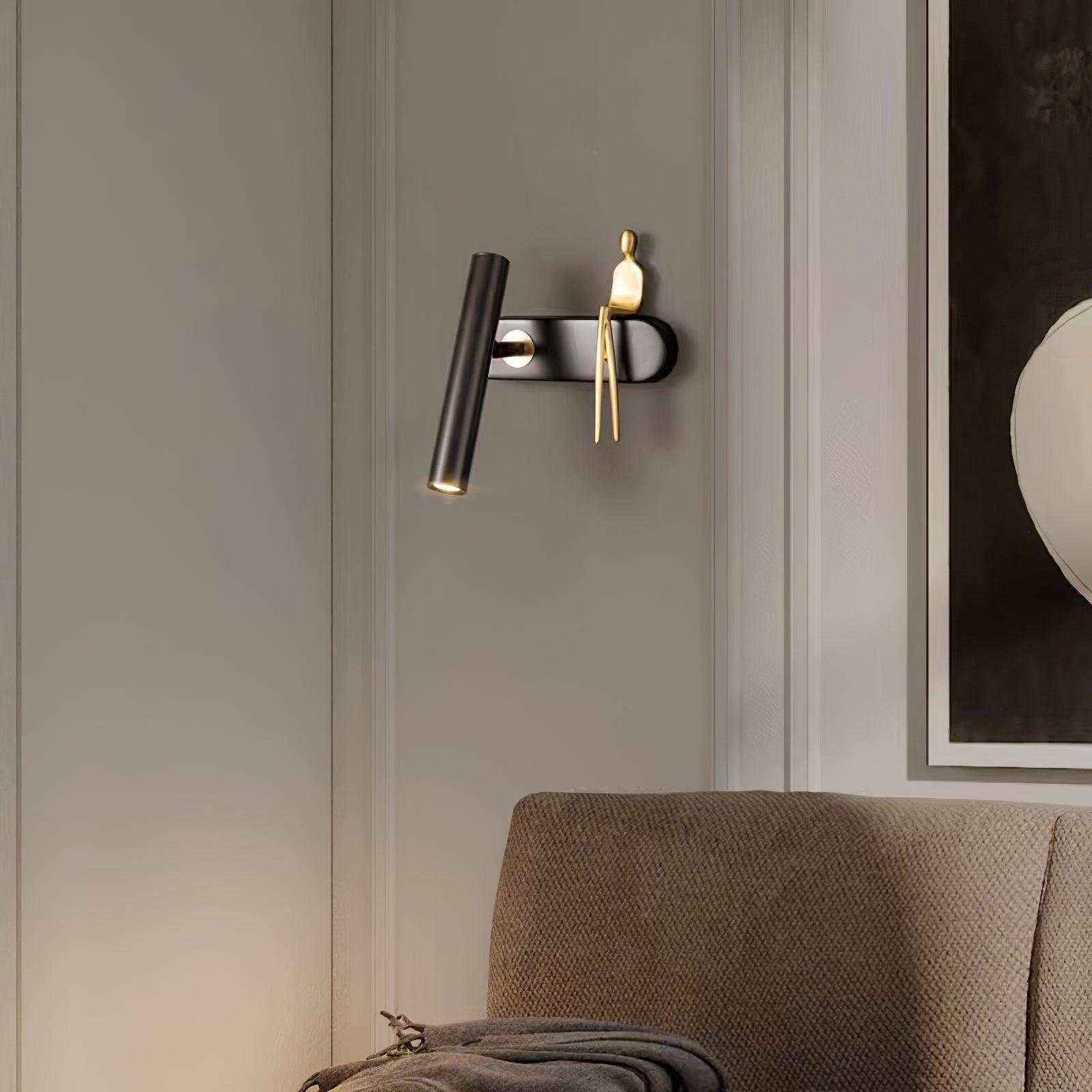 Brass Villain Wall Lamp - Lumpaz