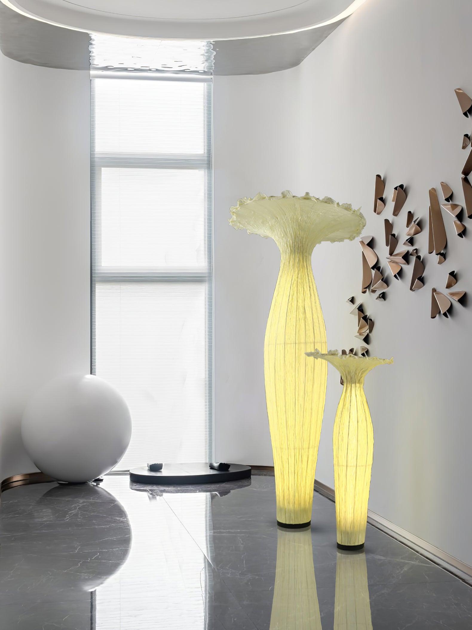 Vase Fabric Floor Lamp - Lumpaz