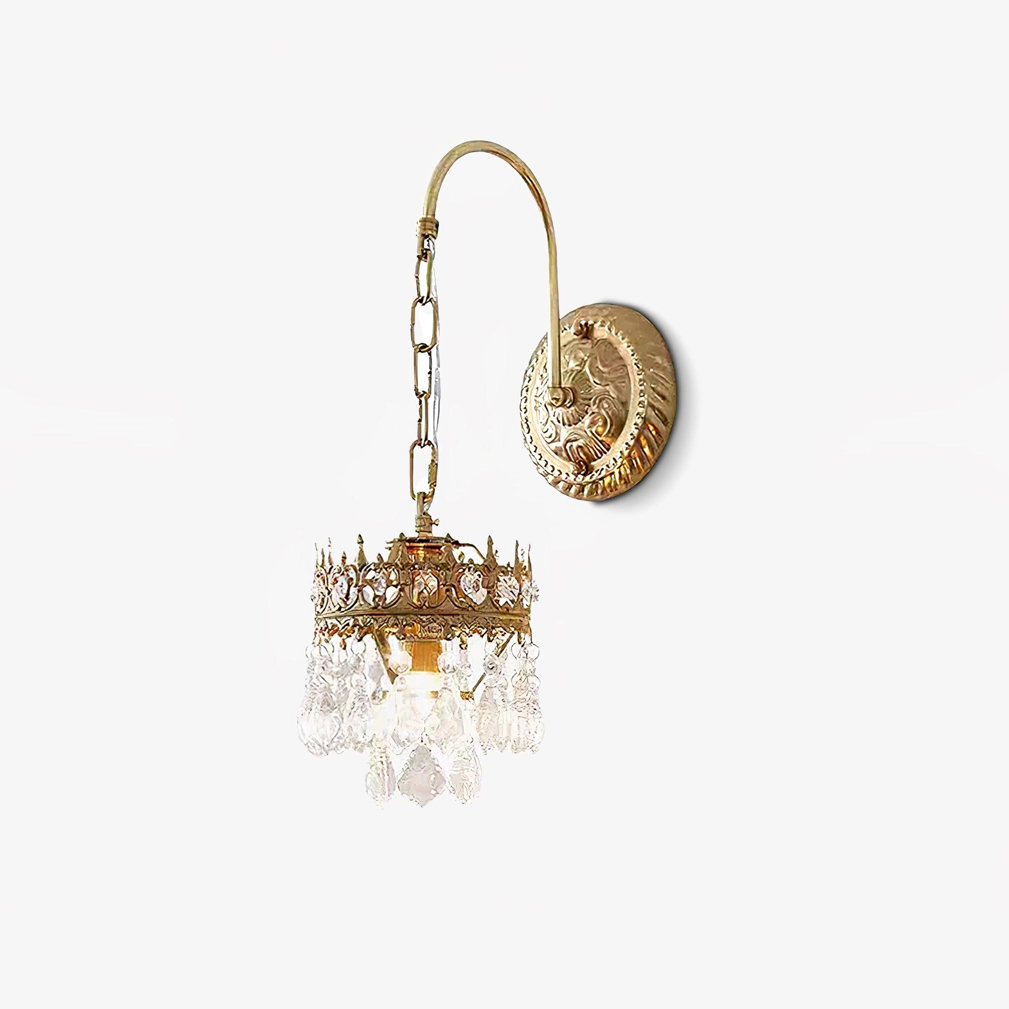 Crystal Crown Sconce - Lumpaz