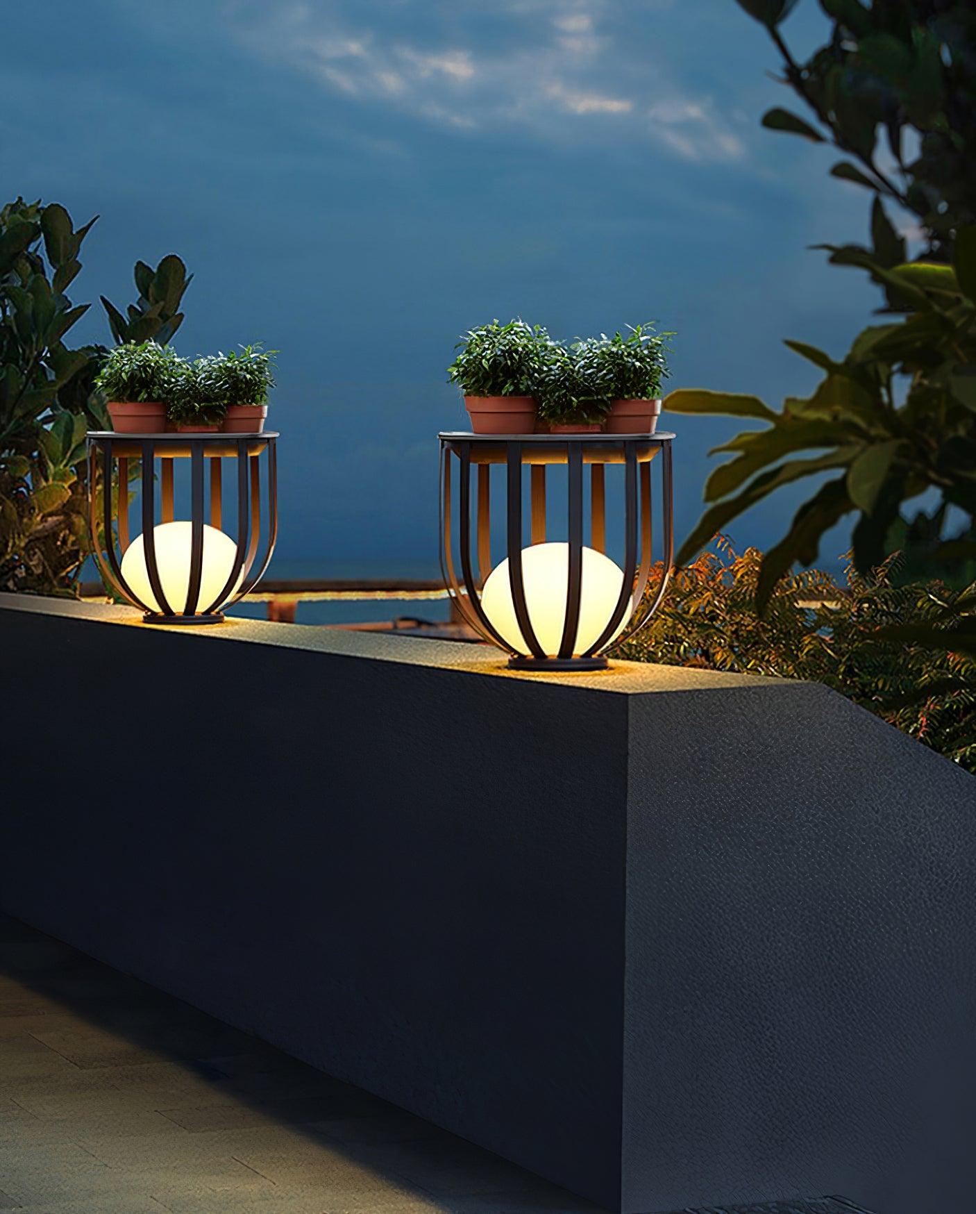 Bols Outdoor Garden Lamp with Solar Panel - Lumpaz