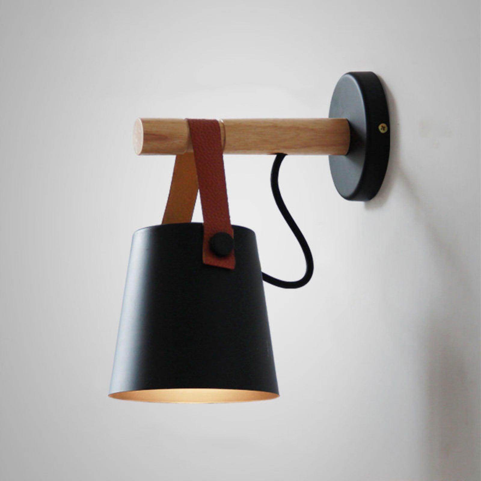 Wooden Conical Wall Light - Lumpaz
