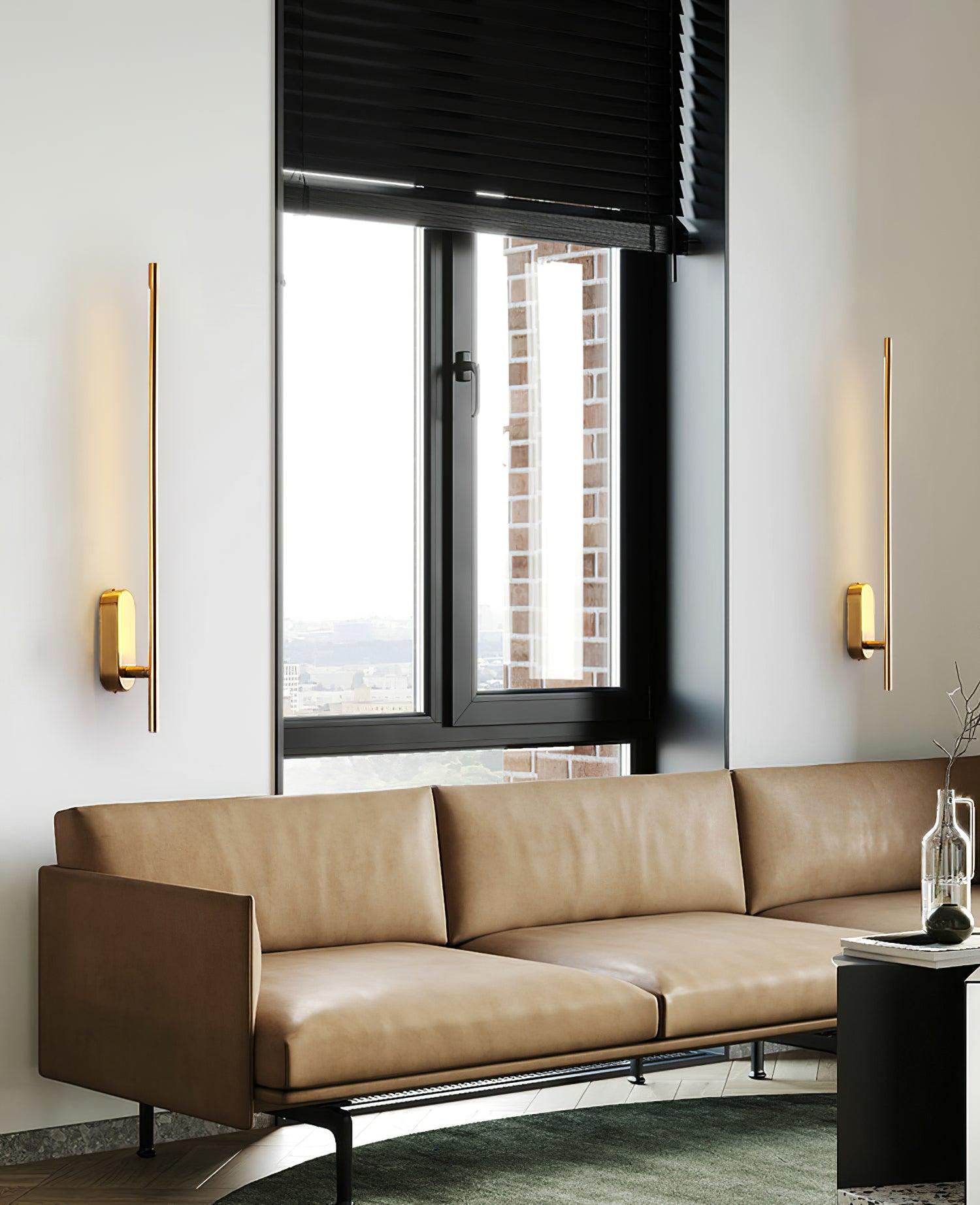 Stick Shaped Metal Sconce - Lumpaz