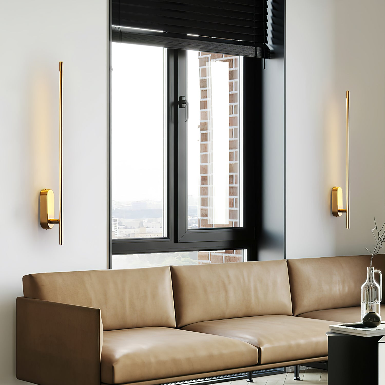 Stick Shaped Metal Sconce - Lumpaz
