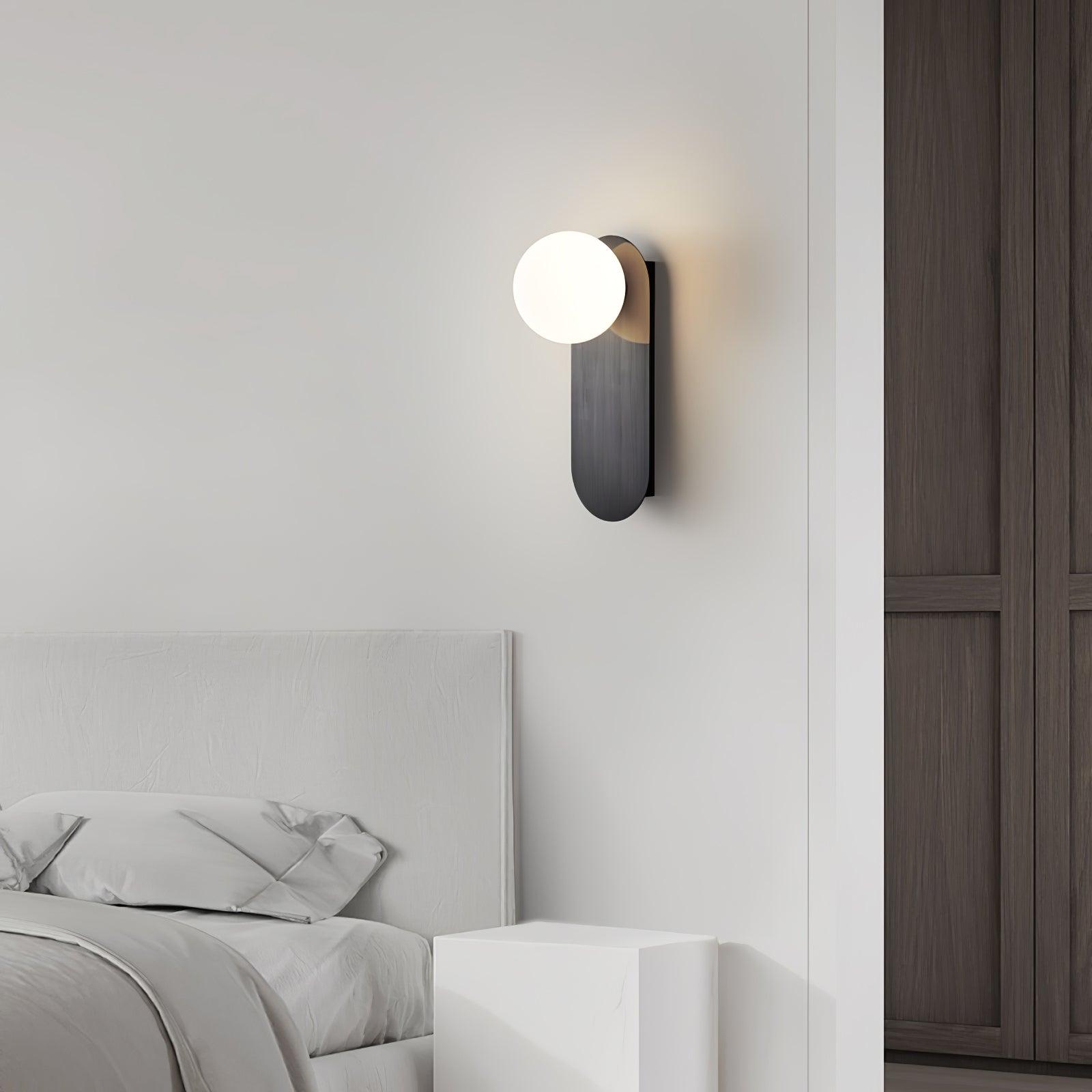 Flat Base Globe Sconce - Lumpaz