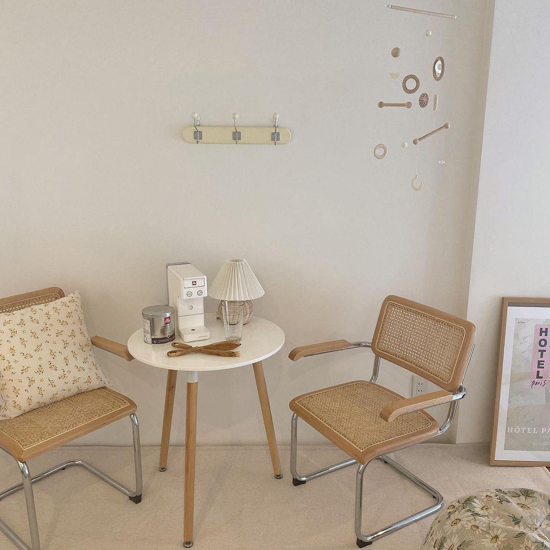 Rattan Pleated Built-in Battery Table lamp - Lumpaz