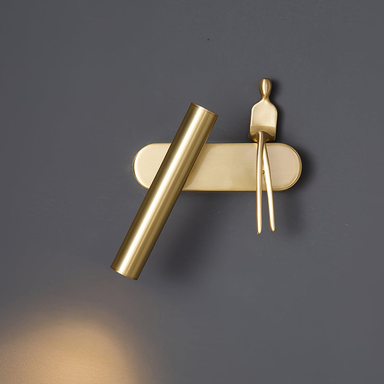 Brass Villain Wall Lamp - Lumpaz