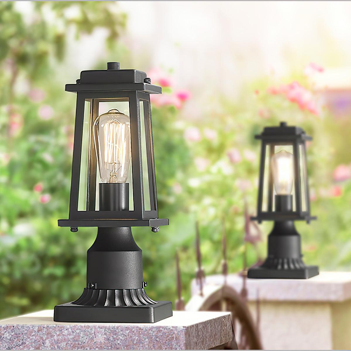 Outdoor Lantern Post Lights - Lumpaz