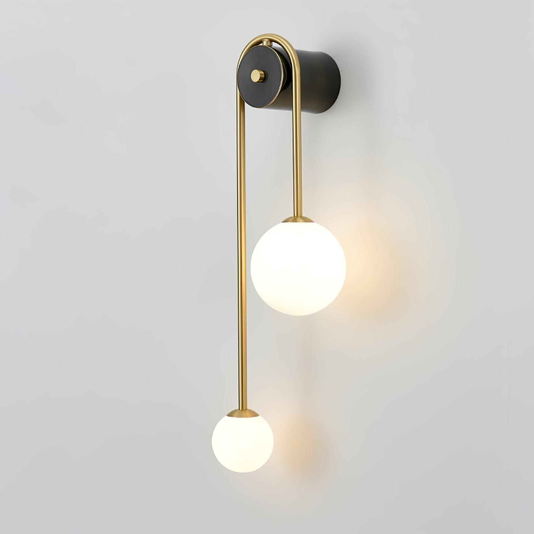 Brass Arc Wall Light - Lumpaz
