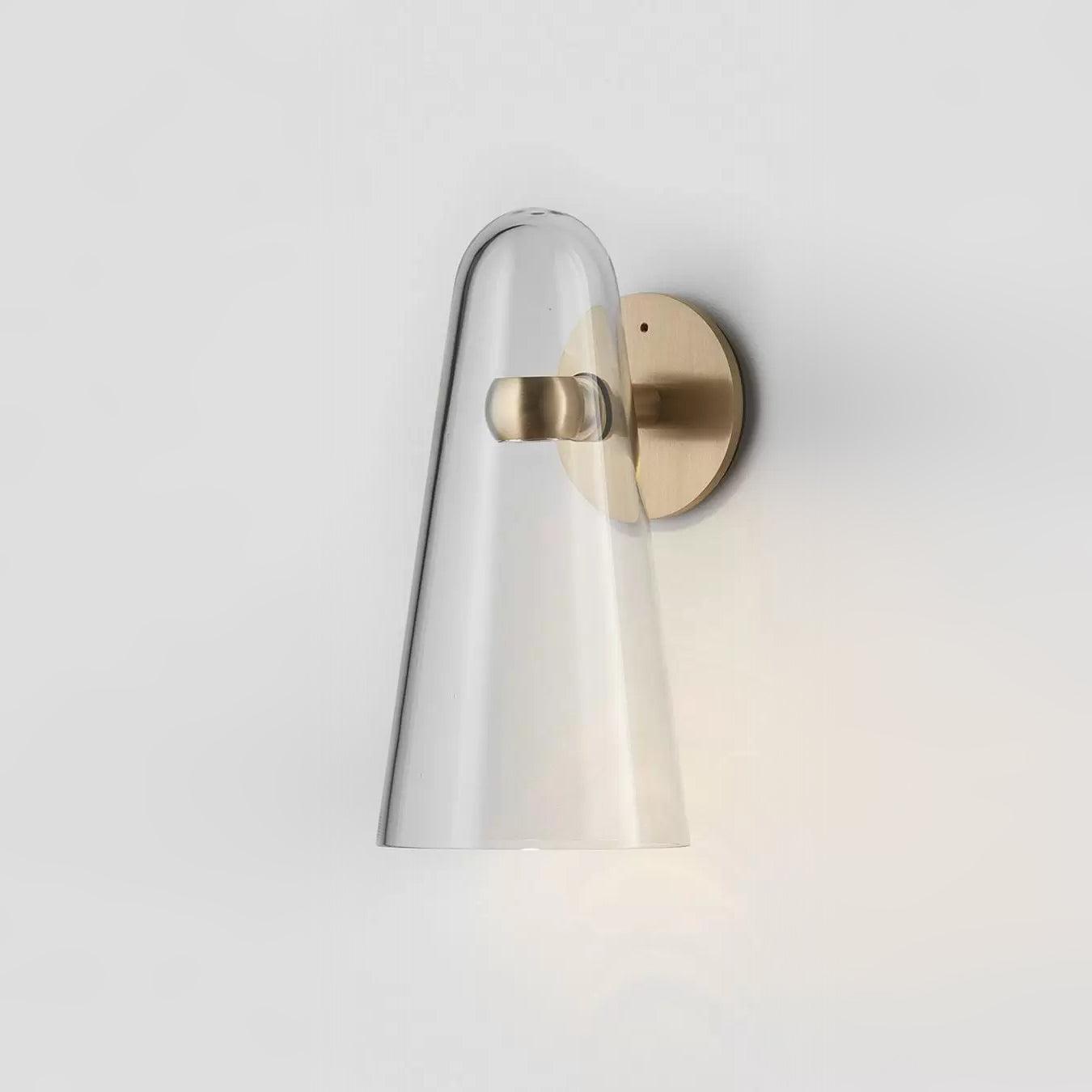 Conical Glass Wall Lamp - Lumpaz