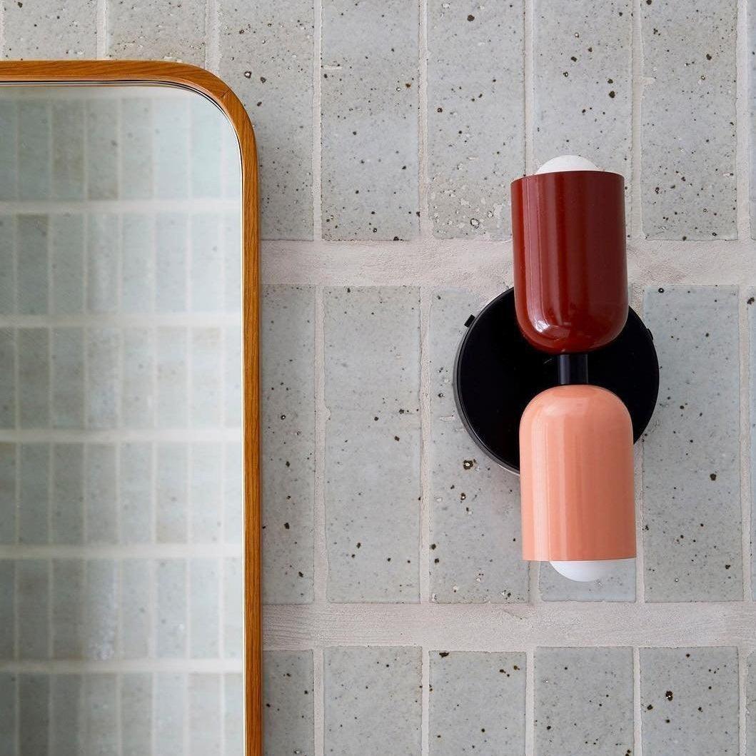 Couleur Double Plug In Wall Lamp - Lumpaz