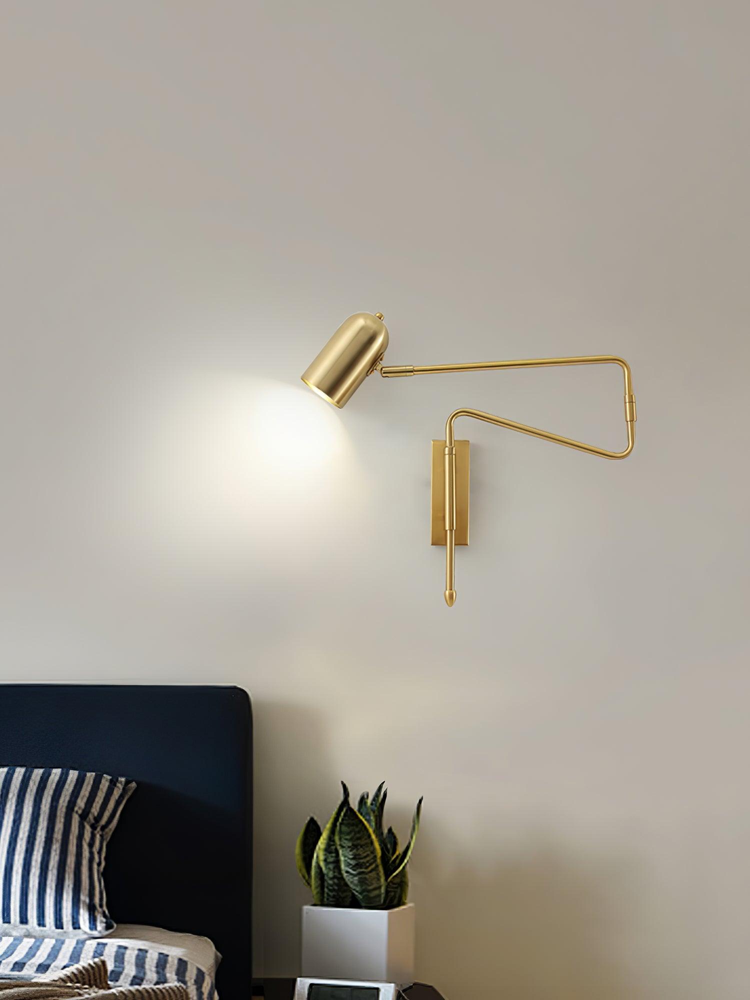 Adjustable Arm Reading Wall Lamp - Lumpaz