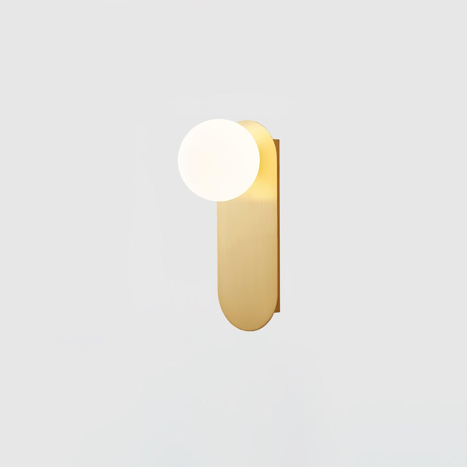 Flat Base Globe Sconce - Lumpaz