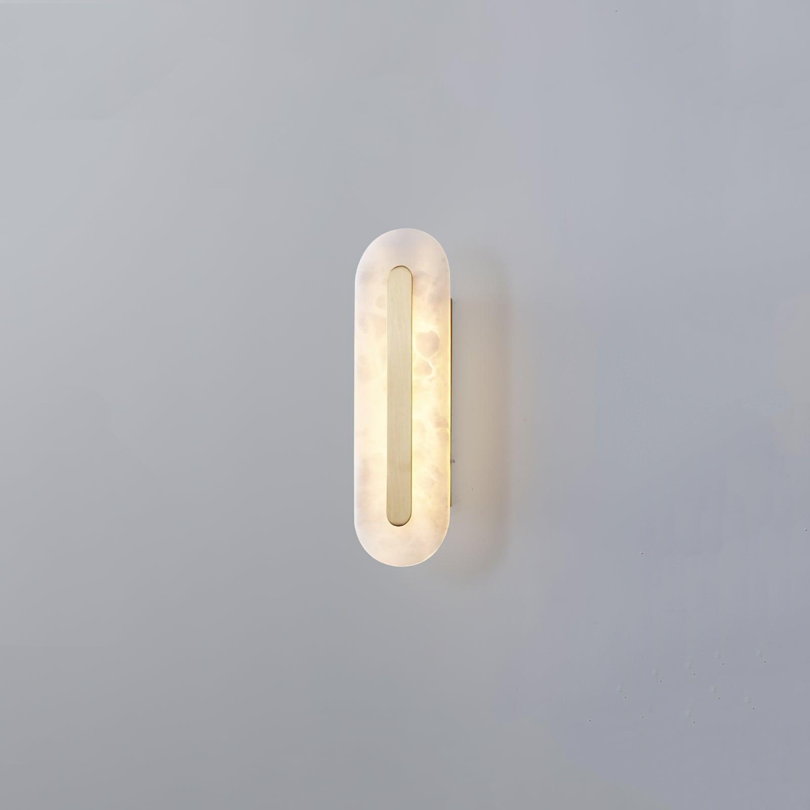 Alabaster Rounded Wall Light - Lumpaz