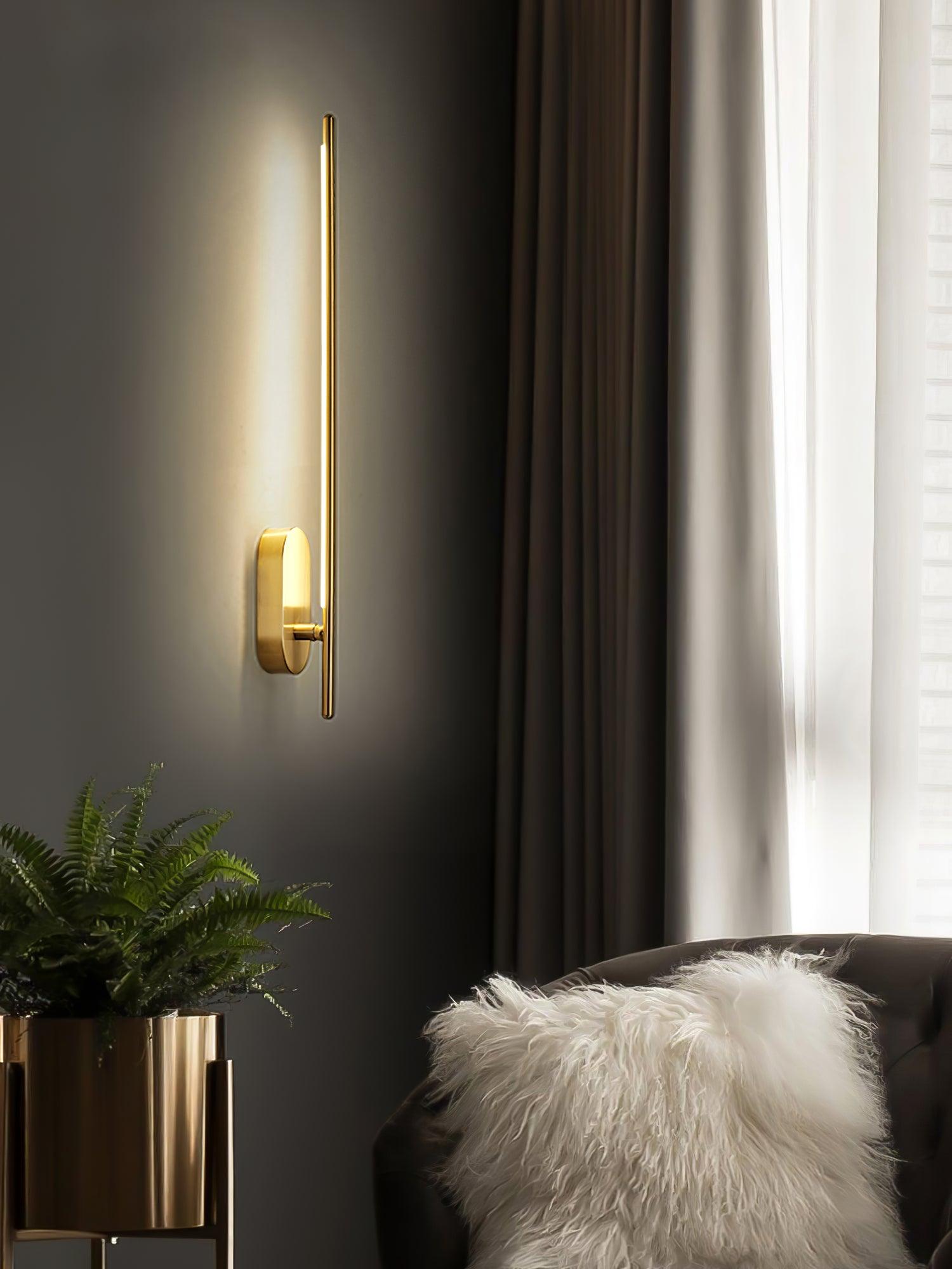 Stick Shaped Metal Sconce - Lumpaz