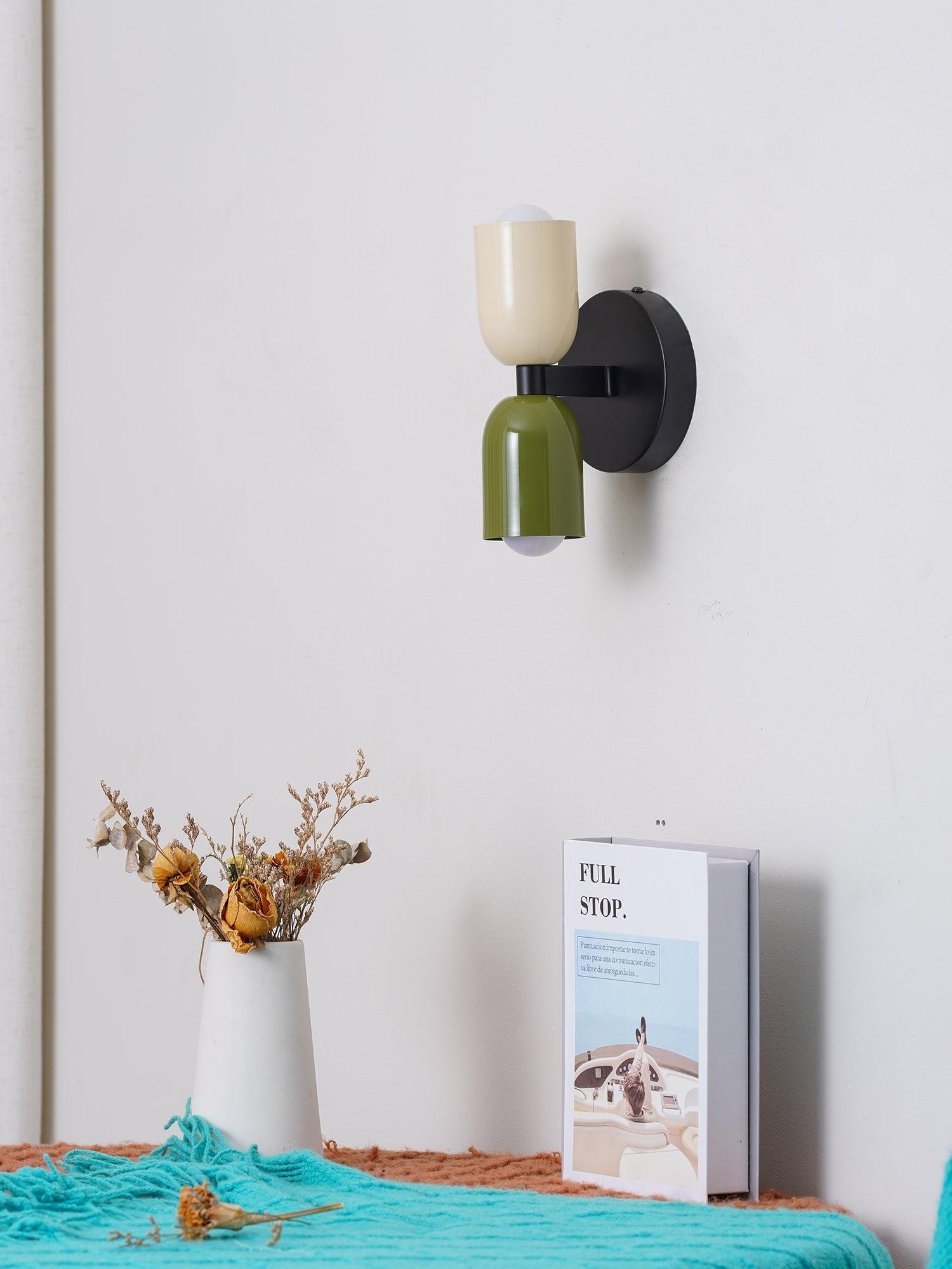 Couleur Double Plug In Wall Lamp - Lumpaz