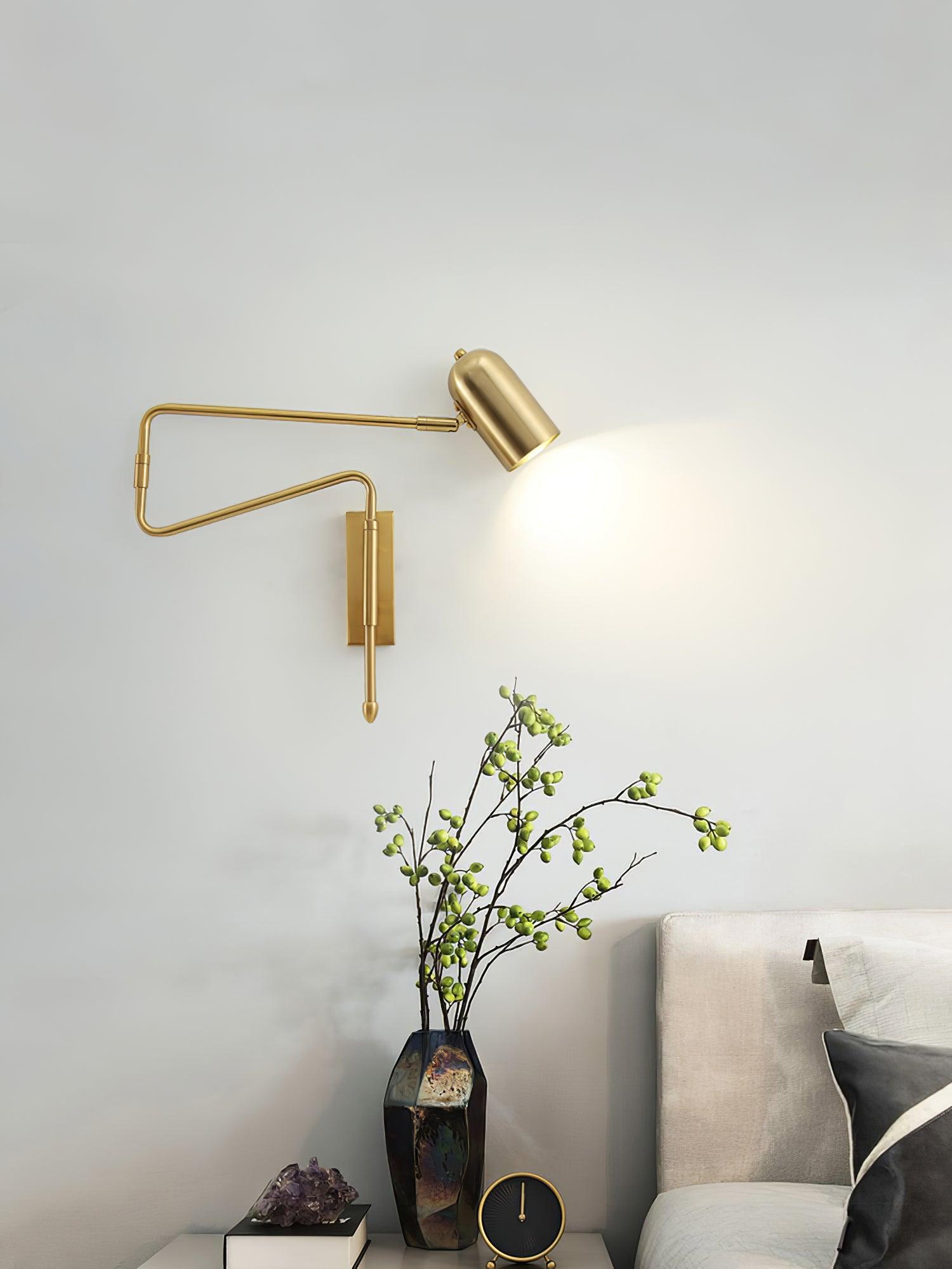 Adjustable Arm Reading Wall Lamp - Lumpaz