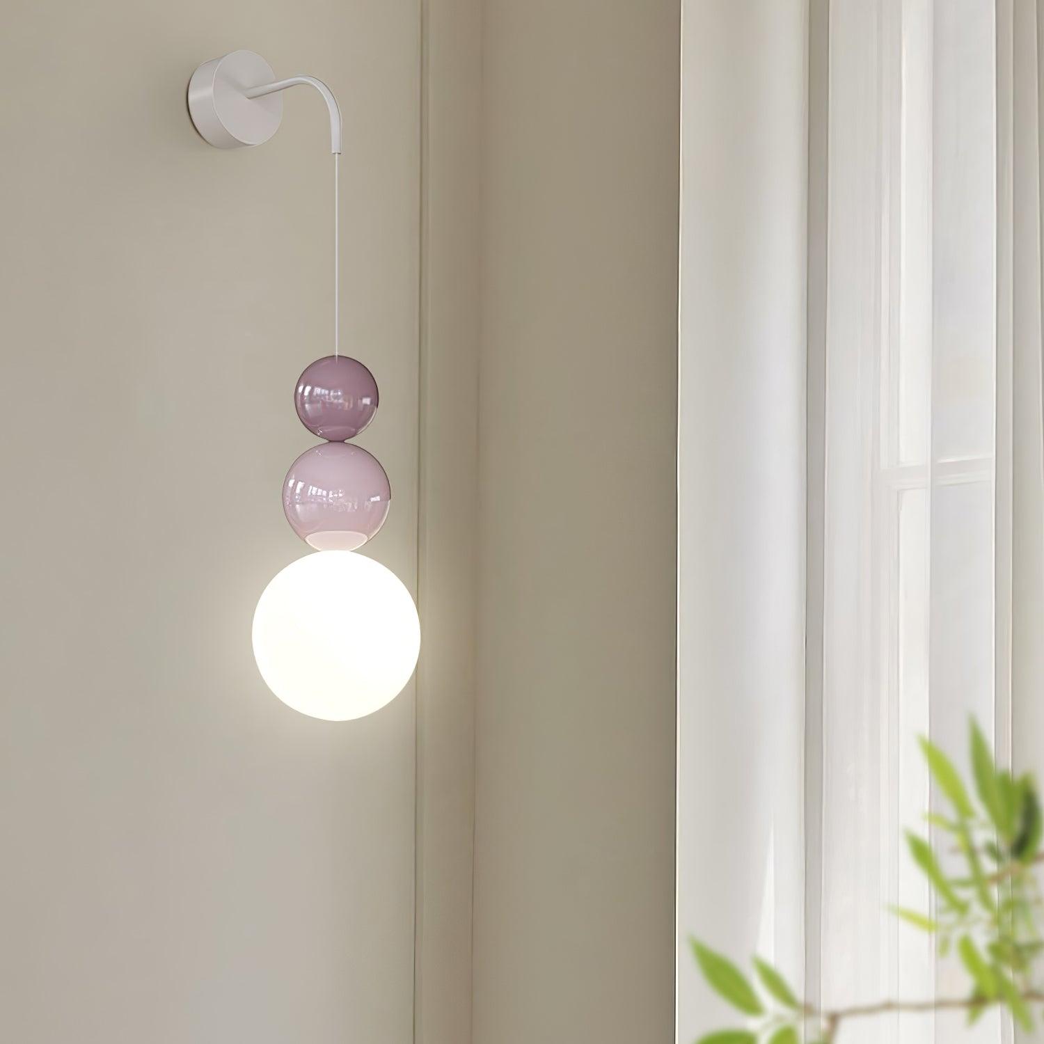 Acrylic Three Ball Wall Lamp - Lumpaz
