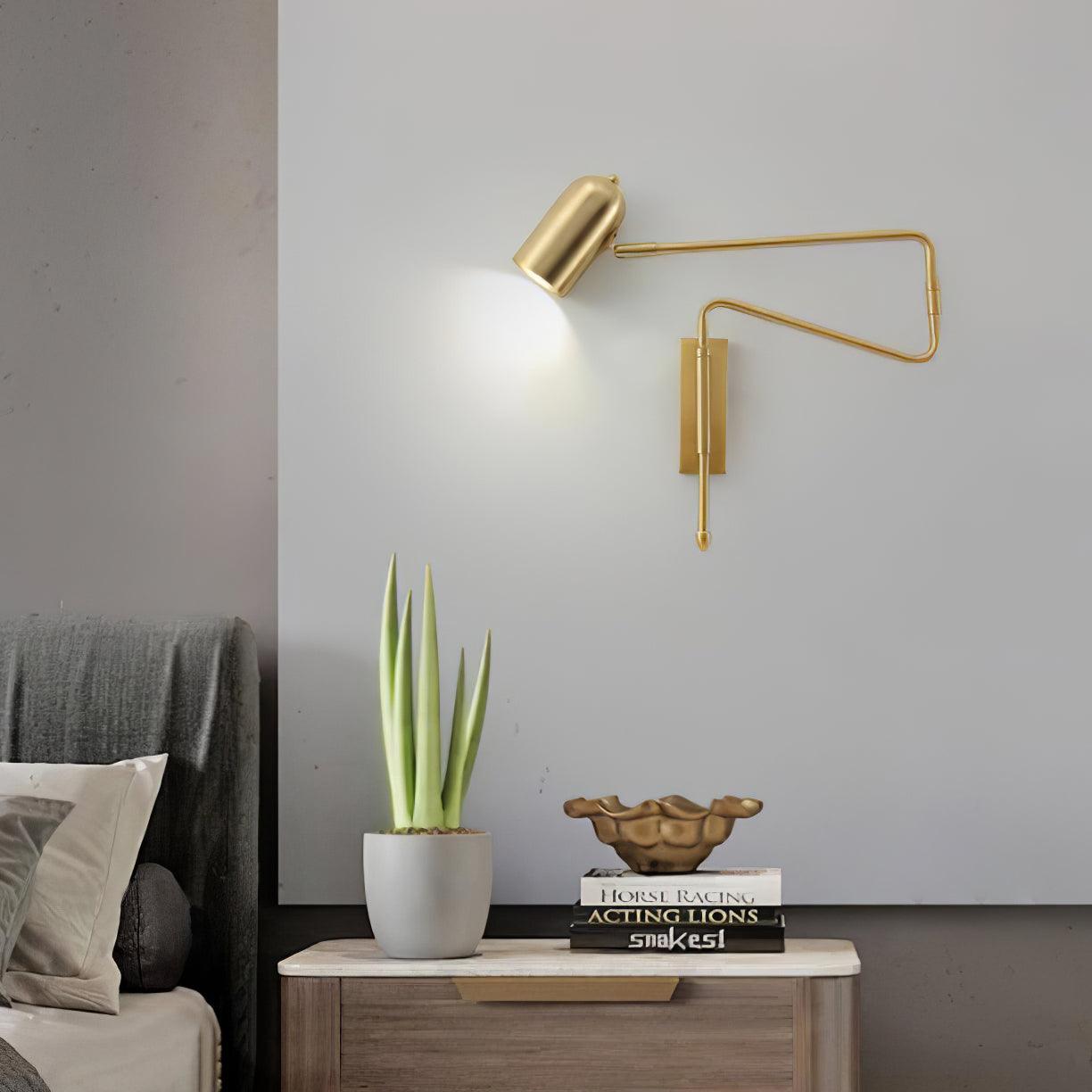 Adjustable Arm Reading Wall Lamp - Lumpaz